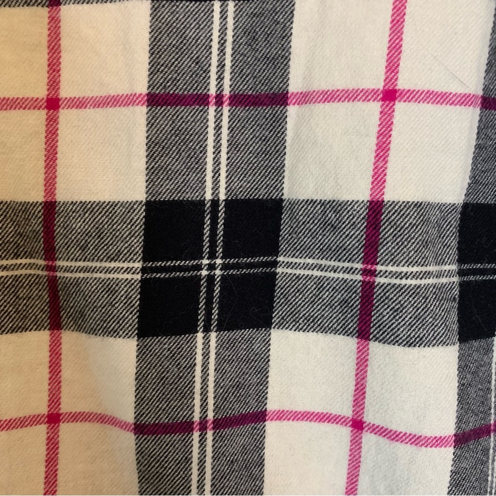 No Boundaries Flannel Plaid Red, White, and Black Hoodie  Size L - Picture 10 of 12
